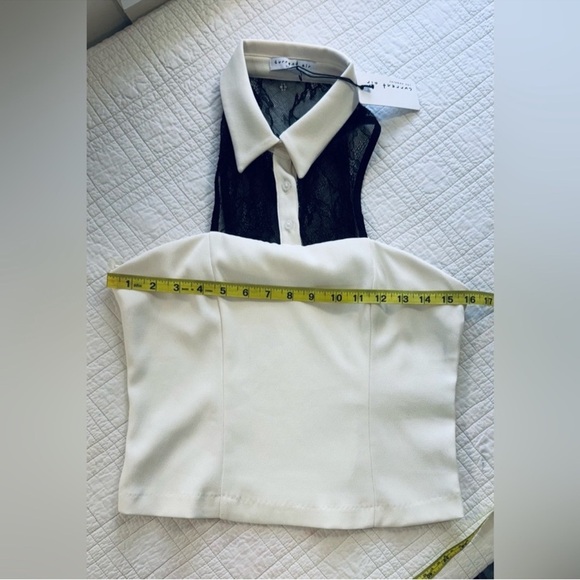 Anthropologie Current Air Corset Top - Picture 4 of 5